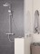 Bateria natryskowa GROHE TEMPESTA COSMOPOLITAN z deszczownica i zest.nat, chrom 27922001