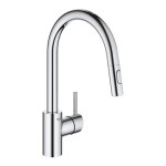 Bateria kuchenna GROHE CONCETTO z wyciąganą wylewką typu U 2-funkcyjna, chrom 31483002