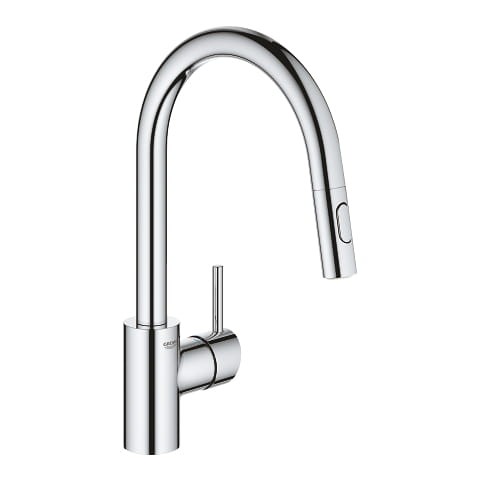 Bateria kuchenna GROHE CONCETTO z wyciąganą wylewką typu U 2-funkcyjna, chrom 31483002