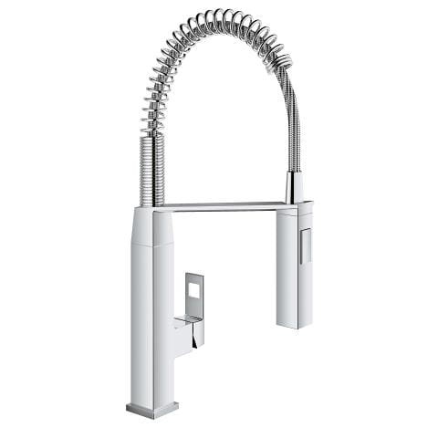 Bateria kuchenna GROHE EUROCUBE z wylewką typu U, chrom 31395000