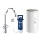 Bateria kuchenna GROHE RED DUO + Bojler M 4L 230V + Filtr, chrom 30083001
