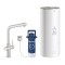 Bateria kuchenna GROHE RED DUO + bojler rozm.L 8L 230V + filtr, stal nierdzewna 30325DC1