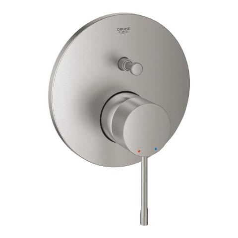 Bateria natryskowa GROHE ESSENCE podtynkowy element zewnętrzny 2-funkcyjna, stal nierdzewna 24058DC1
