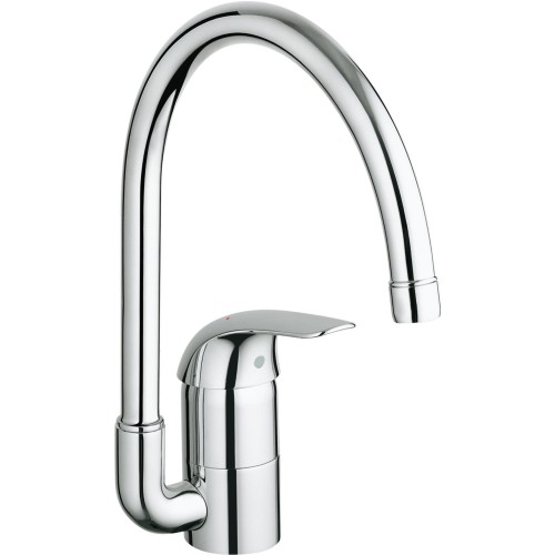 Bateria kuchenna GROHE EUROECO z wylewką typu U, chrom 32752000