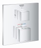 Bateria prysznicowa GROHE GROHTHERM CUBE podtynkowa 2-funkcyjna, chrom 24154000
