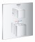 Bateria prysznicowa GROHE GROHTHERM CUBE podtynkowa 2-funkcyjna, chrom 24154000