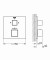 Bateria prysznicowa GROHE GROHTHERM CUBE podtynkowa 2-funkcyjna, chrom 24154000