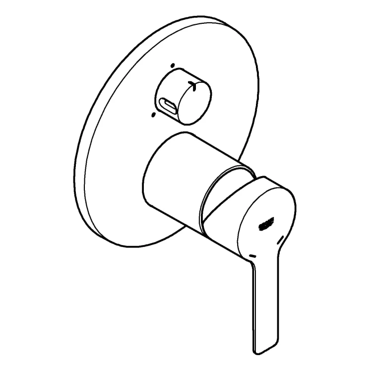 Bateria prysznicowa GROHE LINEARE podtynkowa 3-funkcyjna, chrom 24095001