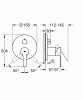 Bateria prysznicowa GROHE LINEARE podtynkowa 3-funkcyjna, chrom 24095001