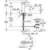 Bateria umywalkowa GROHE ESSENCE chrom 23589001