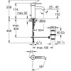 Bateria umywalkowa GROHE ESSENCE chrom 23591001