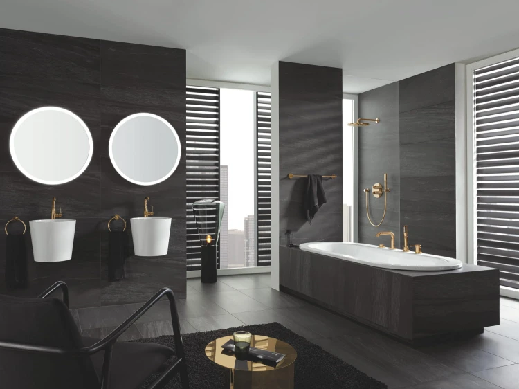 Bateria umywalkowa GROHE ESSENCE cool sunrise 32628GL1