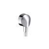Przyłacze węża HANSGROHE FIXFIT E z zaworem zwrotnym, chrom 27458000