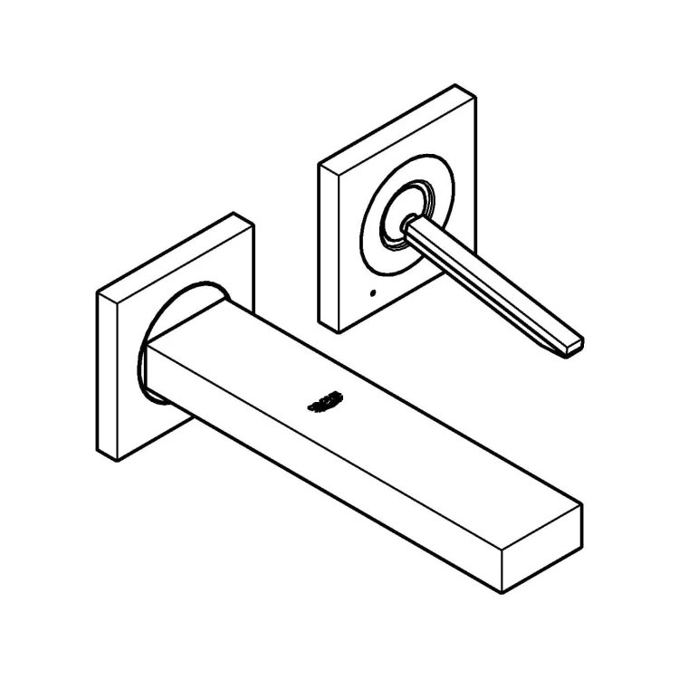 Bateria umywalkowa GROHE EUROCUBE JOY chrom 19997000