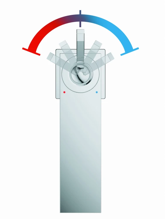 Bateria umywalkowa GROHE EUROCUBE JOY chrom 23657000
