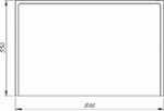 Obudowa Wanny KOŁO 90cm MDF bez profili montażowych, biały PWP2393000