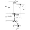 Bateria umywalkowa GROHE EUROSTYLE chrom 23719003