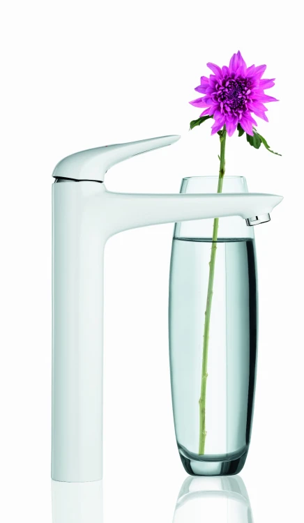 Bateria umywalkowa GROHE EUROSTYLE bez korka, moon white/chrom 23570LS3