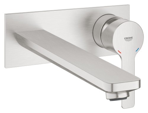 Bateria umywalkowa GROHE LINEARE podtynkowa, stal nierdzewna 23444DC1
