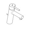 Bateria umywalkowa GROHE PLUS chrom 23450001