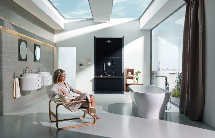 Bateria wannowa GROHE ESSENCE wolnostojąca, chrom 23491001