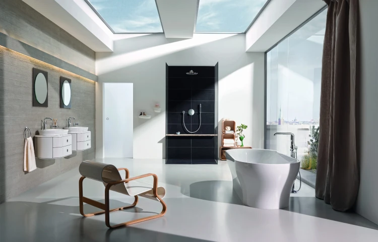 Bateria wannowa GROHE ESSENCE wolnostojąca, chrom 23491001