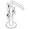 Bateria wannowa GROHE ESSENCE wolnostojąca, chrom 23491001