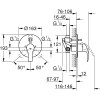 Bateria wannowa GROHE EUROSMART chrom 33305002