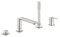 Bateria wannowa GROHE LINEARE stal nierdzewna 19577DC1