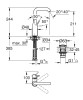 Bateria umywalkowa GROHE ESSENCE chrom 23799001