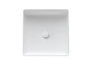 Umywalka LAUFEN LIVING SQUARE 36cm, bez otworu, biała H8114330001121
