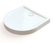 Obudowa brodzika SANPLAST SPACE OBPP 100x100x9cm, aluminium, przyścienna, biała 625400046001000