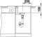 Zlewozmywak granitowy BLANCO METRA 45 S COMPACT 68x50 cm, z korkiem aut., antracyt, PuraDur 519572