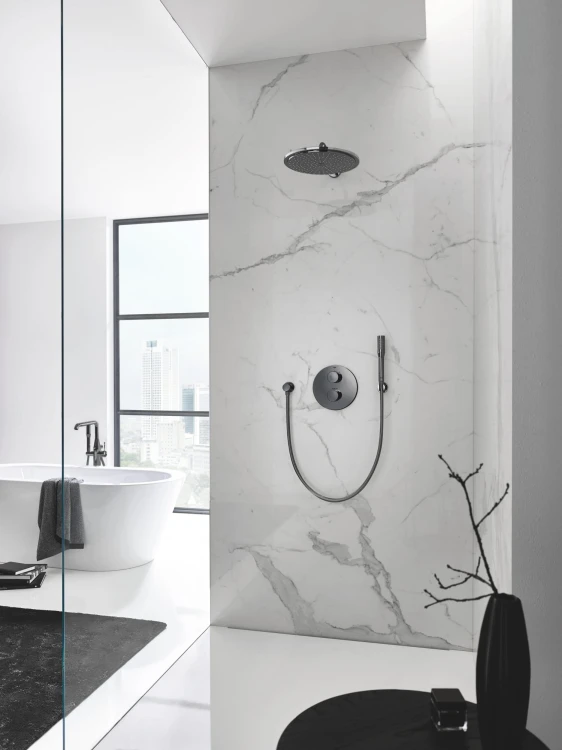 Głowica prysznicowa GROHE RAINSHOWER COSMOPOLITAN ścienna, hard graphite 26066A00