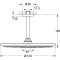 Głowica prysznicowa GROHE RAINSHOWER COSMOPOLITAN sufitowa, chrom 26067000