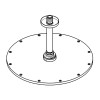 Głowica prysznicowa GROHE RAINSHOWER COSMOPOLITAN sufitowa, chrom 26067000
