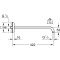 Ramię prysznicowe GROHE RAINSHOWER 422mm, chrom 26145000