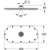Głowica prysznicowa GROHE RAINSHOWER 300x150mm, chrom 27470000