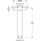 Ramię prysznicowe GROHE RAINSHOWER sufitowe, chrom 27485000
