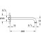 Ramię prysznicowe GROHE RAINSHOWER 286mm, chrom 28576000