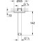 Ramię prysznicowe GROHE RAINSHOWER sufitowe, chrom 28724000