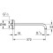 Ramię prysznicowe GROHE RAINSHOWER 378mm, chrom 28982000