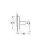 Haczyk podwójny GROHE BAU COSMOPOLITAN chrom 40461001