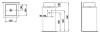 Umywalka LAUFEN LIVING SQUARE 36cm, bez otworu, biała H8114330001121