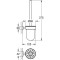 Szczotka WC GROHE ESSENTIALS Chrom 40513001