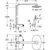 System prysznicowy GROHE SMARTCONTROL Chrom 26361000