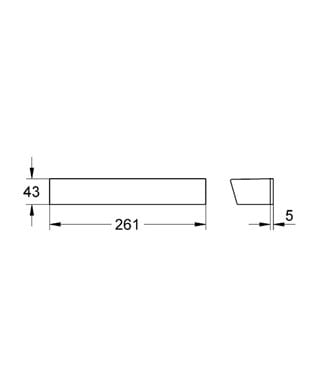 Mydelniczka GROHE GROTHERM Chrom 18608001