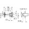 Element podtynkowy GROHE 2 otwory 23200000