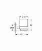 Uchwyt do szklanki GROHE ESSENTIALS Chrom 40369001