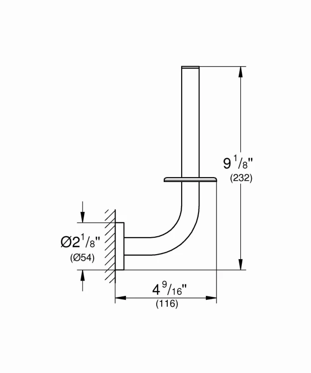 Uchwyt na papier toaletowy GROHE ESSENTIALS Chrom 40385001